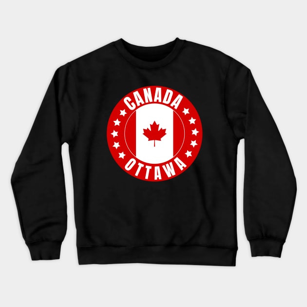 Ottawa Crewneck Sweatshirt by footballomatic